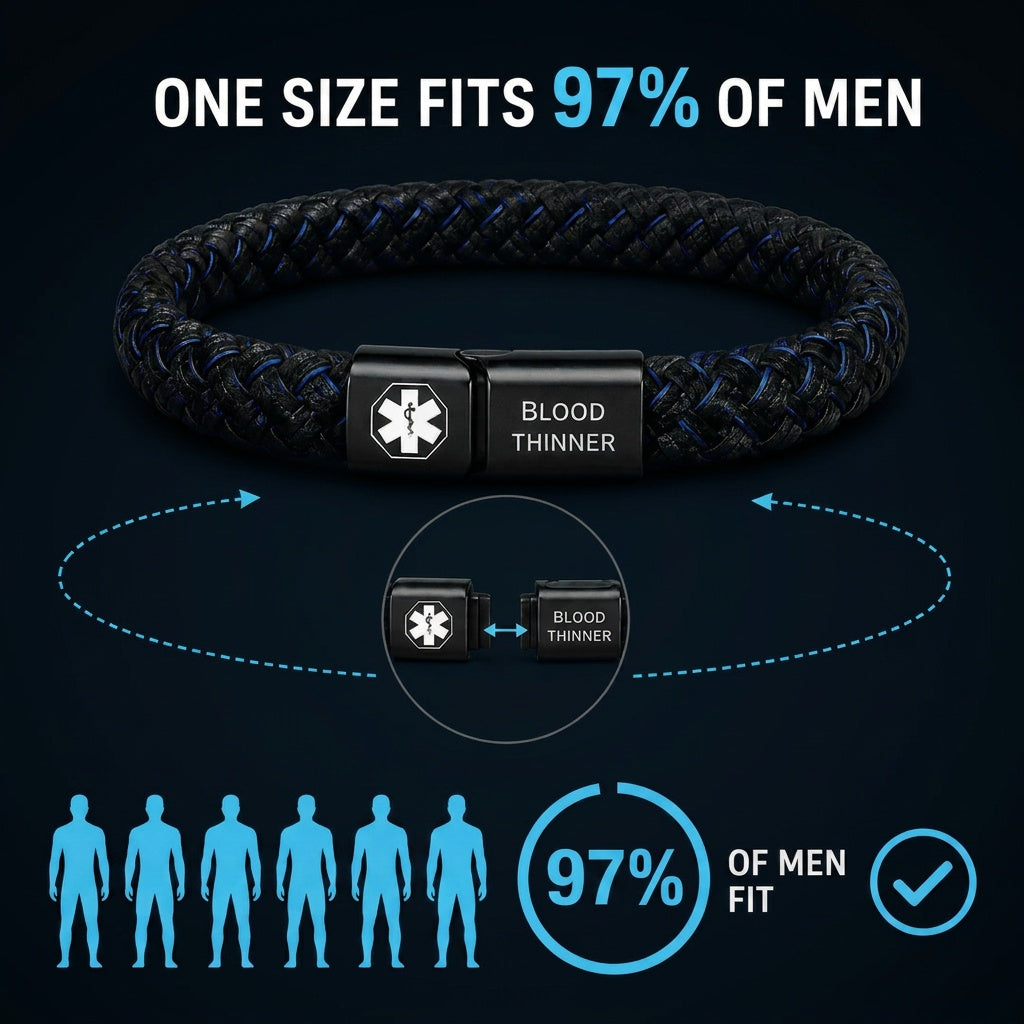 Bracelet for Men on Blood Thinners