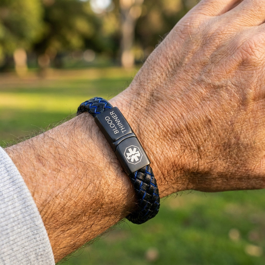 Bracelet for Men on Blood Thinners